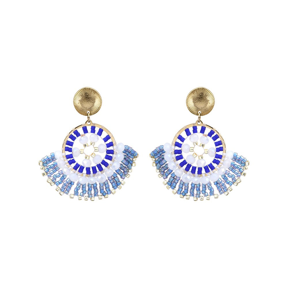 mondocherry - Belle Mais Pas Que | joya earrings | electric blue