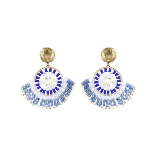 mondocherry - Belle Mais Pas Que | joya earrings | electric blue