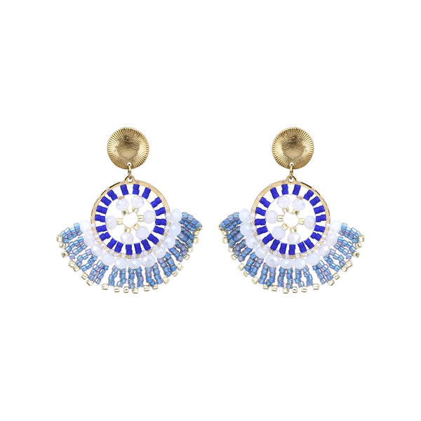 mondocherry - Belle Mais Pas Que | joya earrings | electric blue