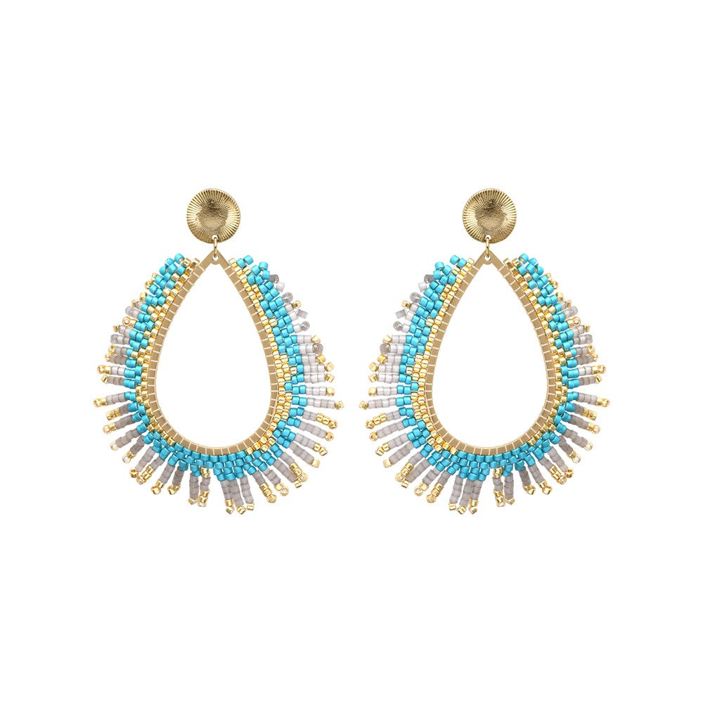 mondocherry - Belle Mais Pas Que | maya earrings | blue ocean