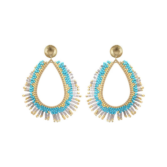 mondocherry - Belle Mais Pas Que | maya earrings | blue ocean