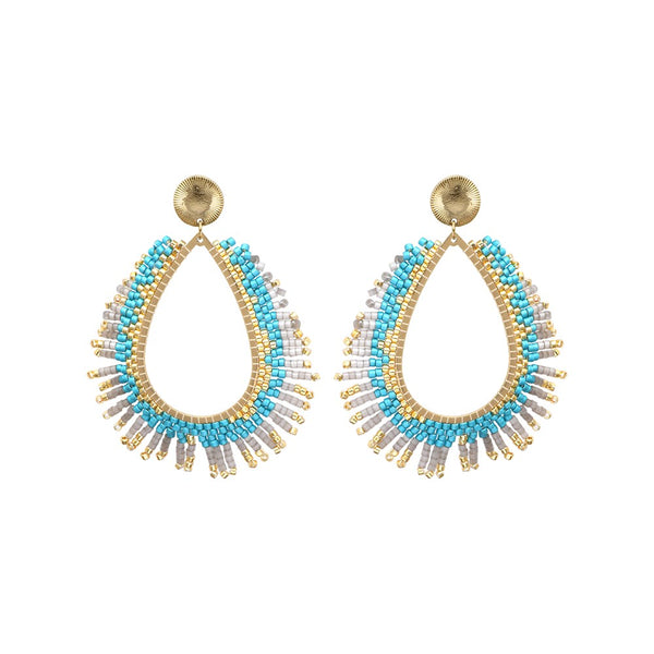 mondocherry - Belle Mais Pas Que | maya earrings | blue ocean