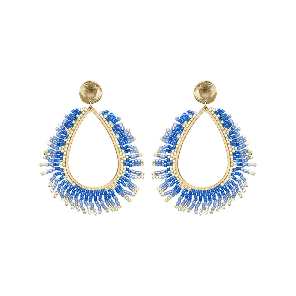 mondocherry - Belle Mais Pas Que | maya earrings | electric blue