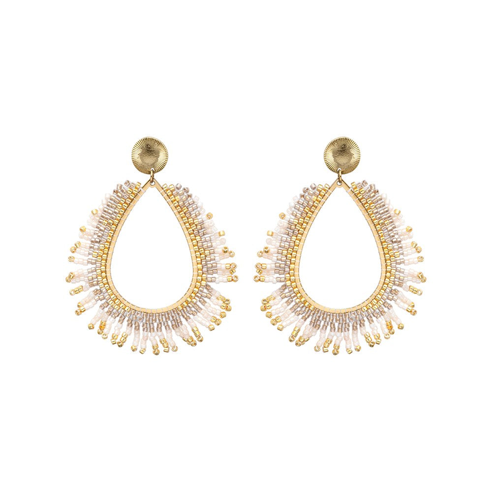 mondocherry - Belle Mais Pas Que | maya earrings | white jasmin
