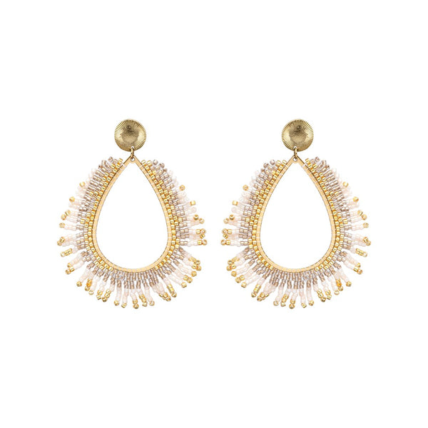 mondocherry - Belle Mais Pas Que | maya earrings | white jasmin