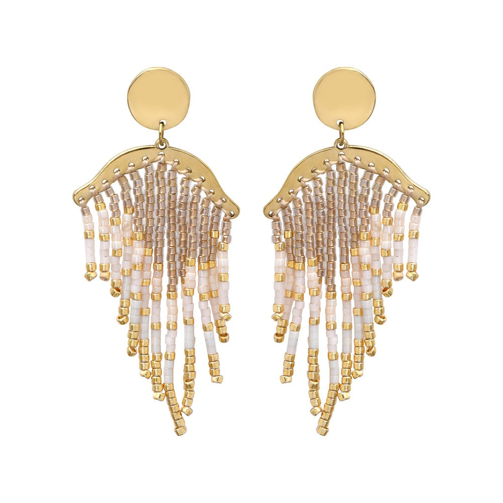 mondocherry - Belle Mais | belle-victoire earrings | white jasmin