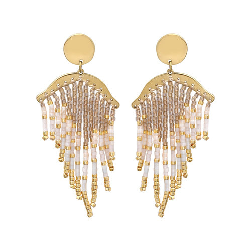 mondocherry - Belle Mais | belle-victoire earrings | white jasmin