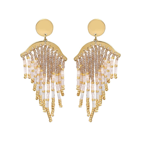 mondocherry - Belle Mais | belle-victoire earrings | white jasmin