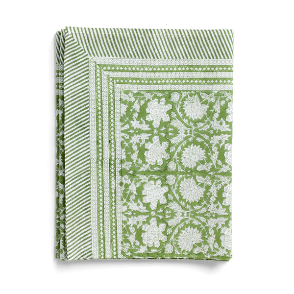 mondocherry - Paradise Cotton Tablecloth | green