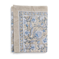 mondocherry - Pomegranate Cotton Tablecloth | blue