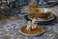 mondocherry - Parrot Linen Tablecloth | blue - table