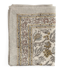 mondocherry - Parrot Linen Tablecloth | blue