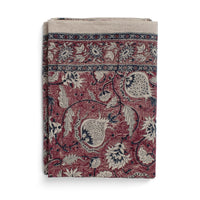 mondocherry - Pomegranate Linen Tablecloth | burgundy