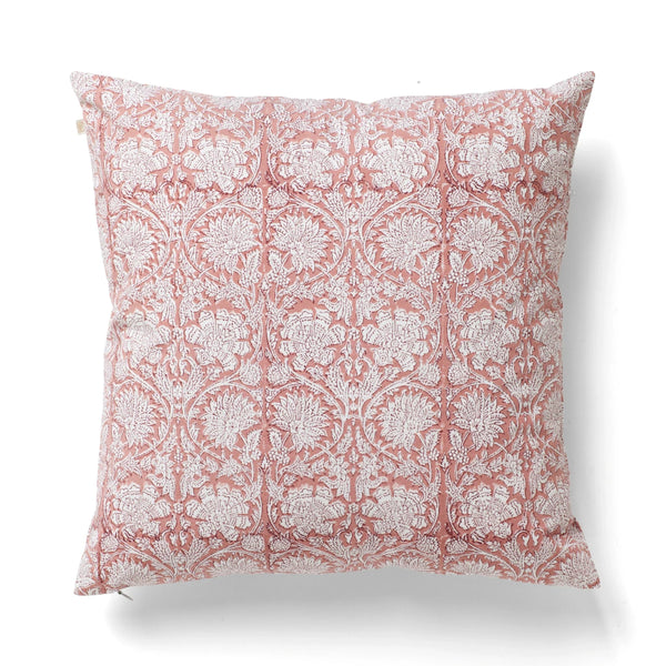 mondocherry - paradise cotton cushion - rose
