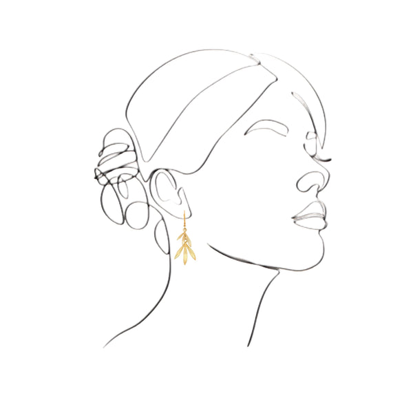 mondocherry - We Dream in Colour jewellery | bamboo earrings - wear