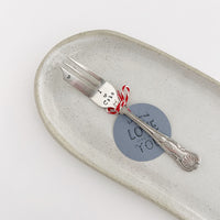 Fourchette and Cie | cake fork | “I ‘heart’ cake”