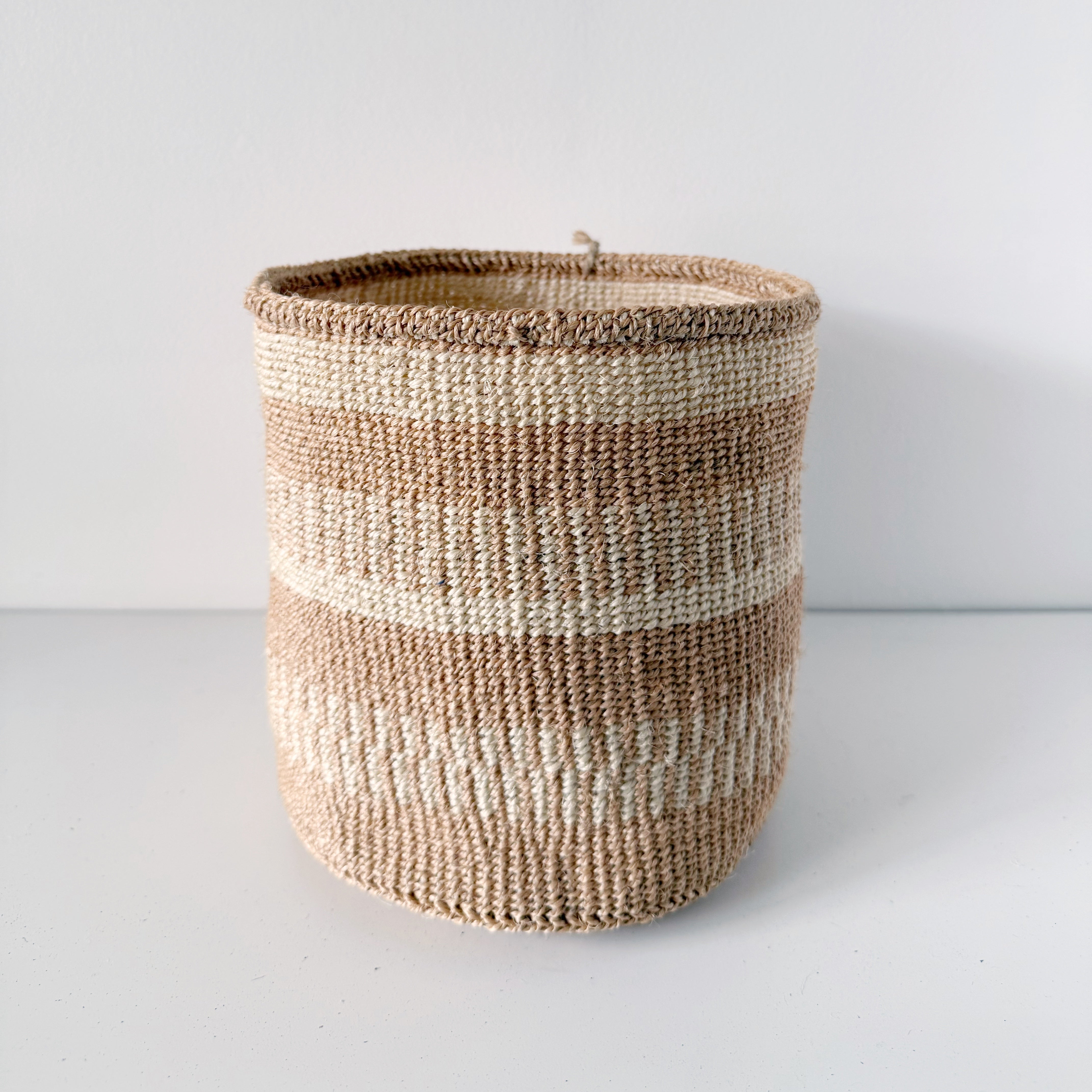African fine weave basket #24