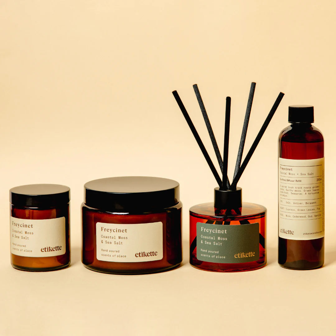 Etikette | soy candle | Freycinet coastal moss sea salt | 500ml