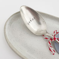 Fourchette and Cie | serving spoon | “merci"