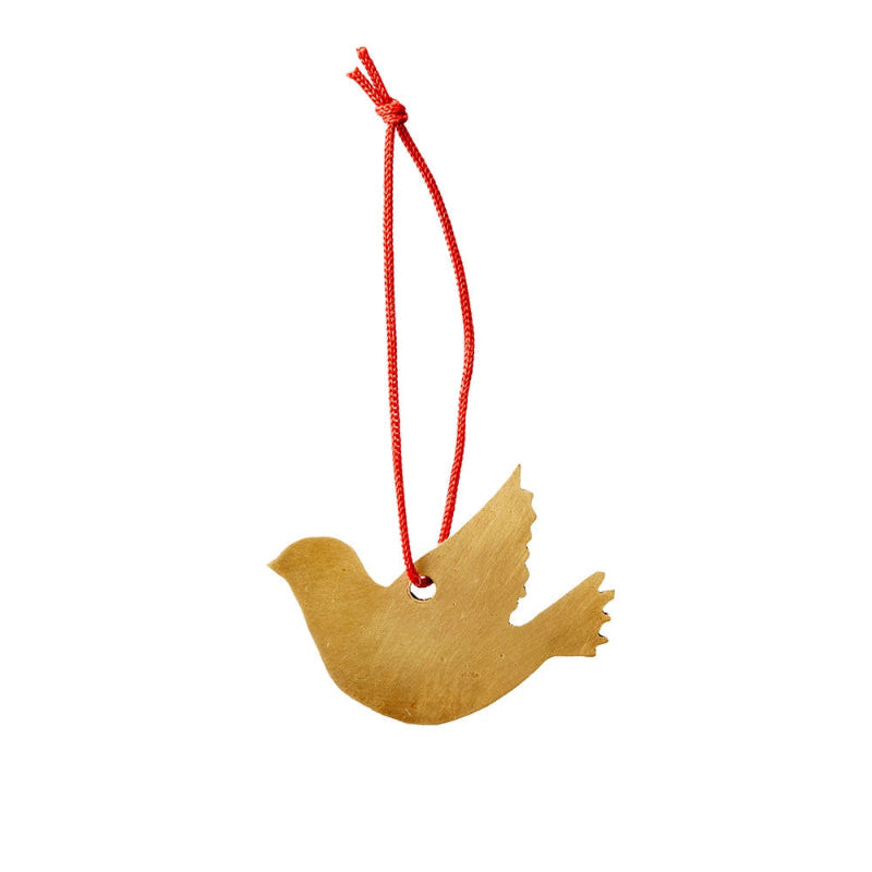 mondocherry - Fog Linen Work | brass bird ornament