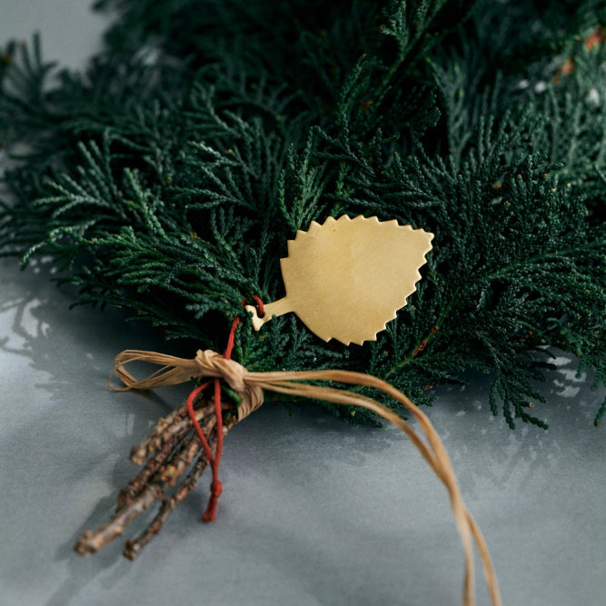 mondocherry - Fog Linen Work | brass leaf ornament - tree