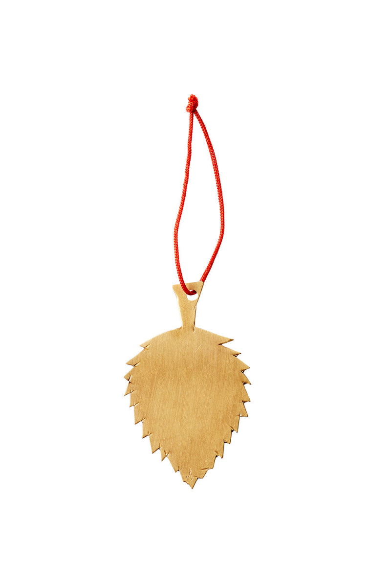 mondocherry - Fog Linen Work | brass leaf ornament