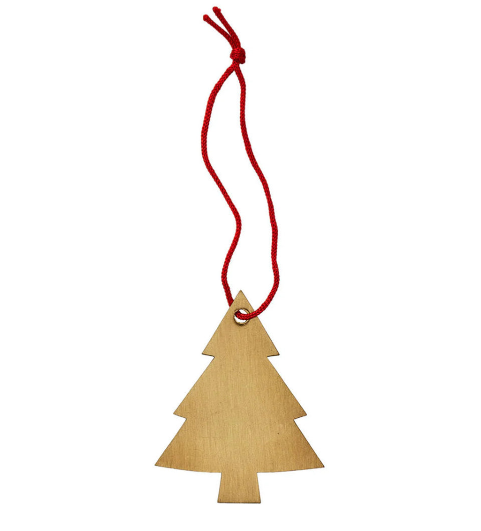 mondocherry - Fog Linen Work | brass tree ornament