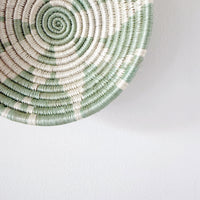 "Hope" woven bowl | small | seafoam #1