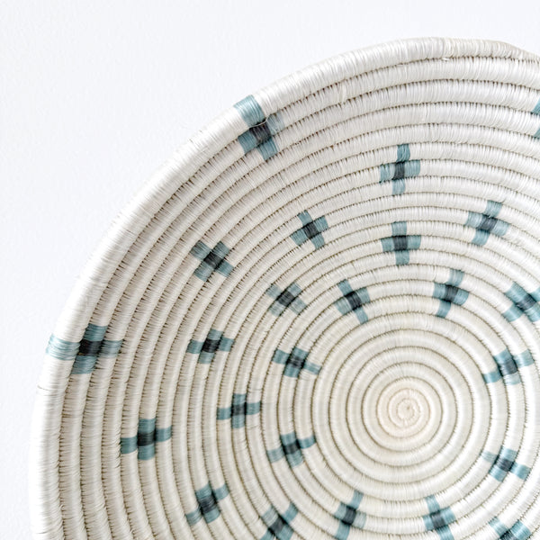 "Coastal" woven bowl | XL | delicate #2
