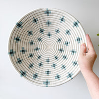 "Coastal" woven bowl | XL | delicate #1