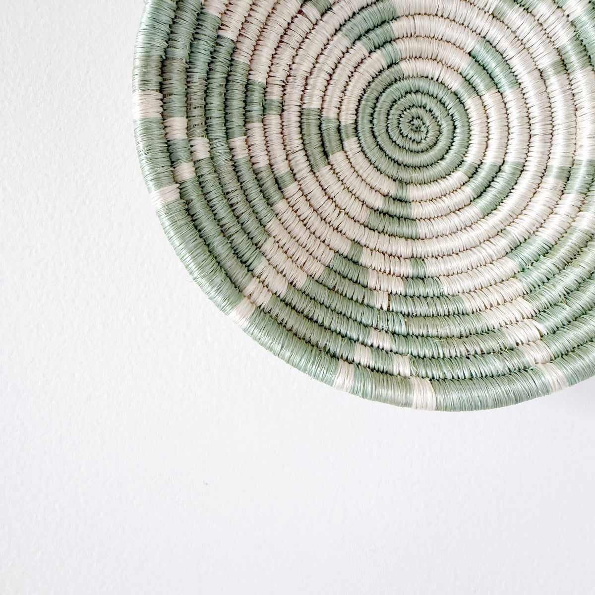 "Hope" woven bowl | small | seafoam #2