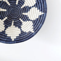"Hope" woven bowl | medium | blue #2