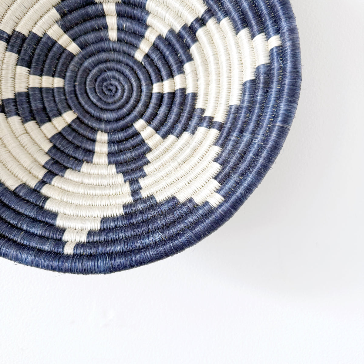 "Hope" woven bowl | medium | blue #1