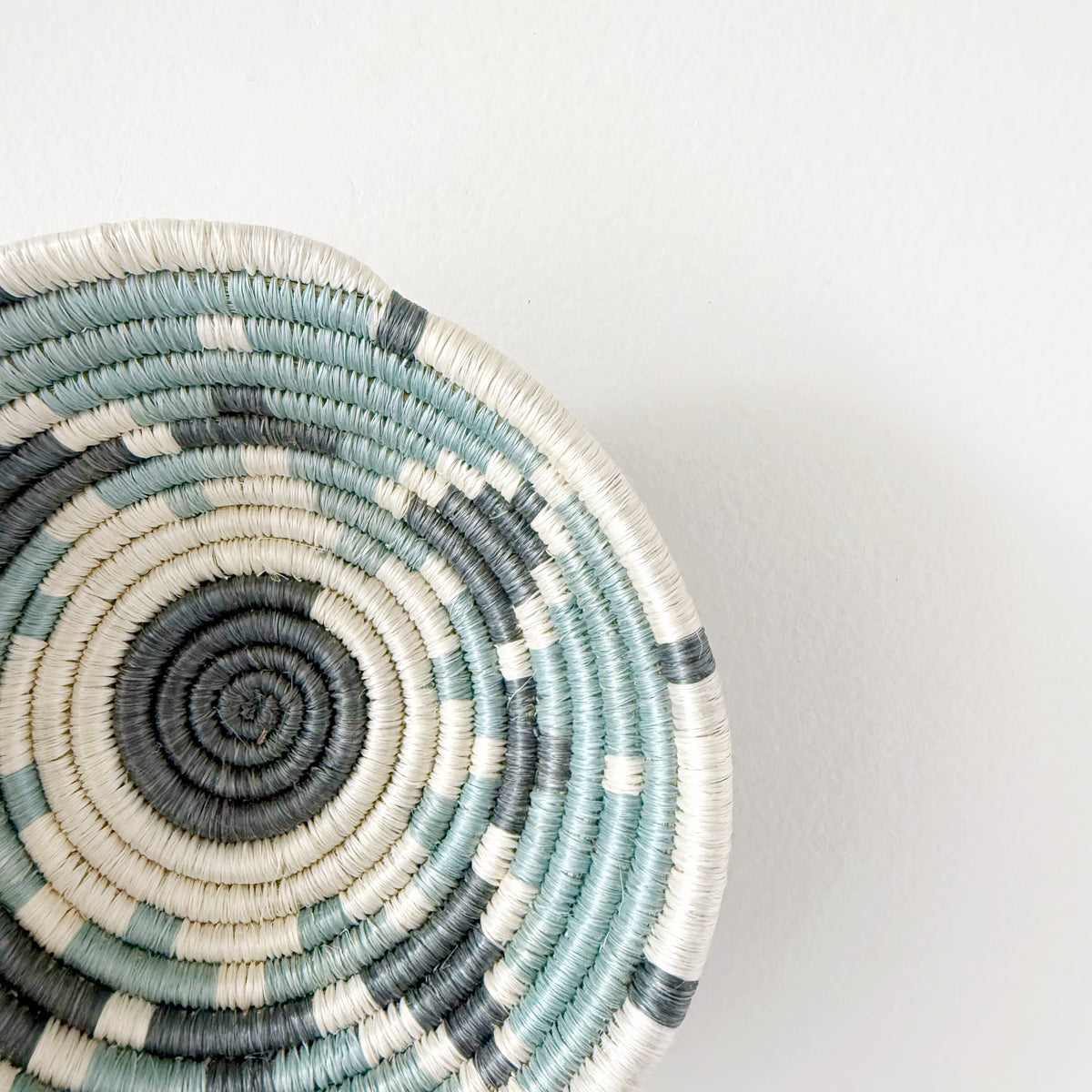 "Coastal" woven bowl | small | serenity #2