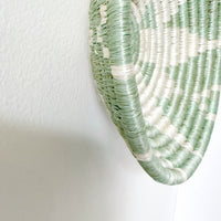 "Hope" woven bowl | small | seafoam #1
