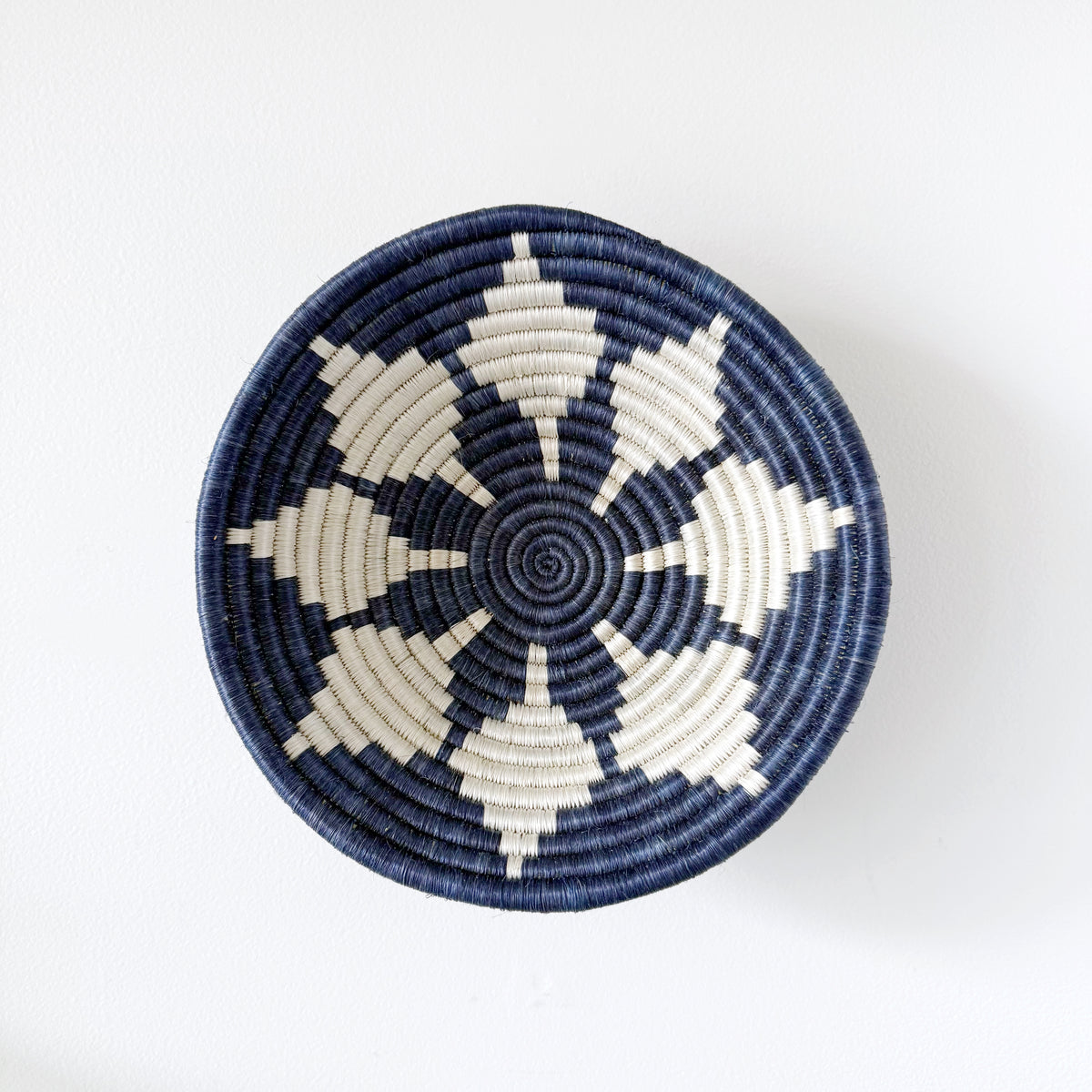 "Hope" woven bowl | medium | blue #1