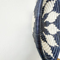 "Hope" woven bowl | medium | blue #2