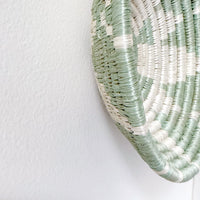 "Hope" woven bowl | small | seafoam #2