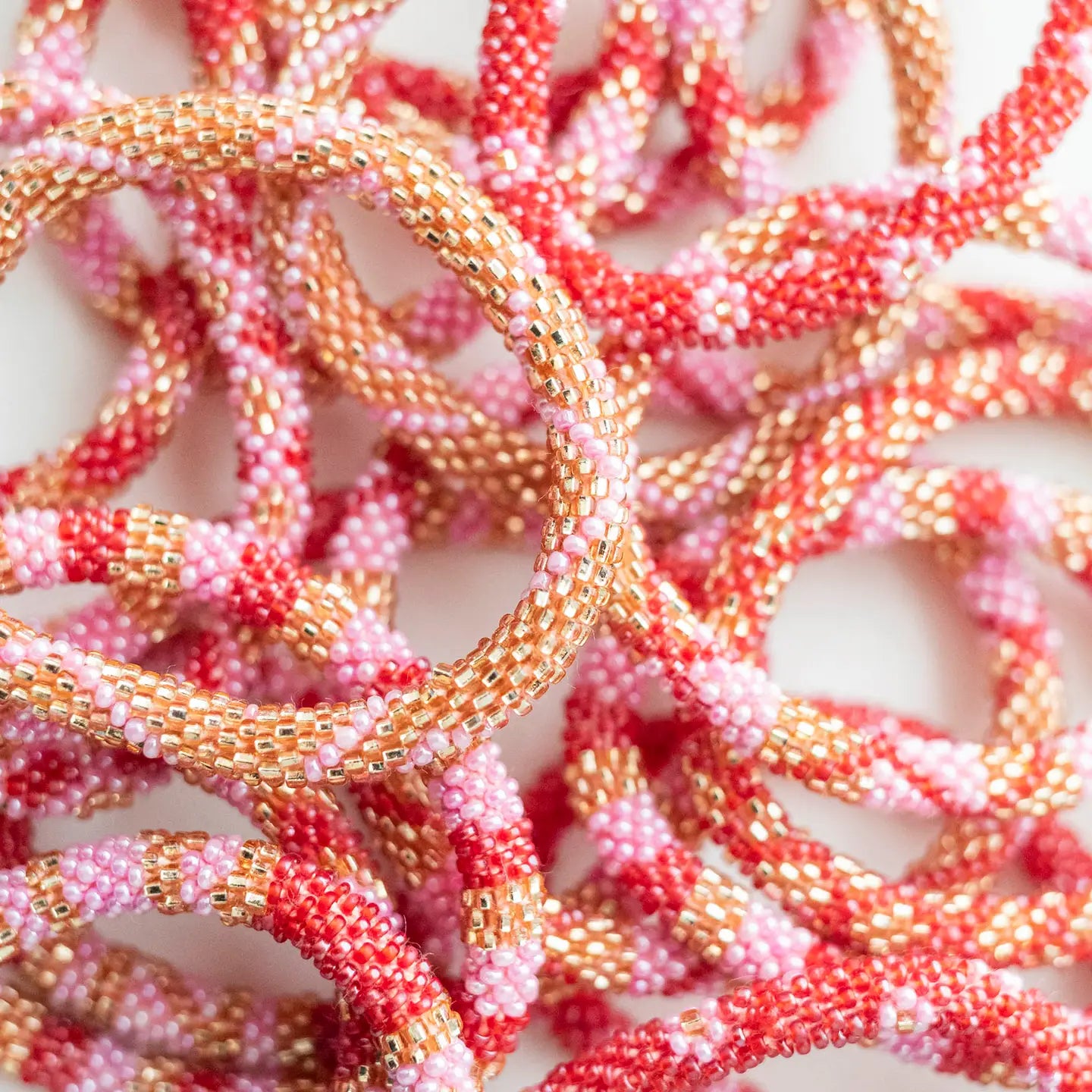 aid through trade | roll on bracelet | hibiscus