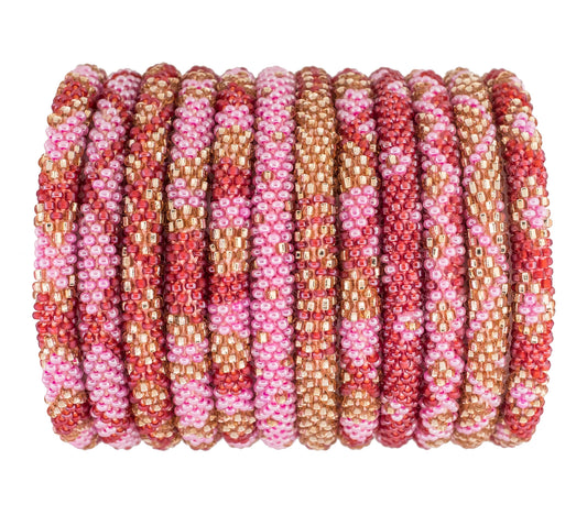 aid through trade | roll on bracelet | hibiscus