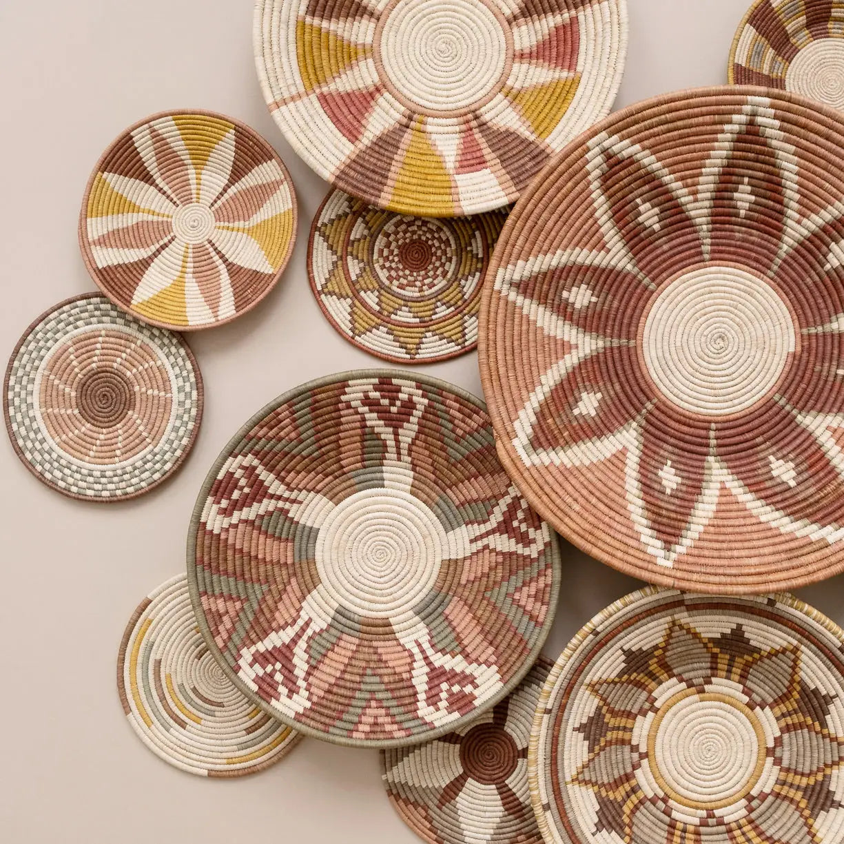 "Radiate” woven trivet | Elevate