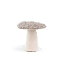 Muskhane | felt mushroom | large | light stone