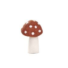 Muskhane | felt dotty mushroom | XL | coral