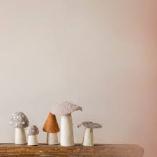 Muskhane | felt dotty mushroom | XL | light stone