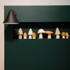 Muskhane | felt morel mushroom | large | natural