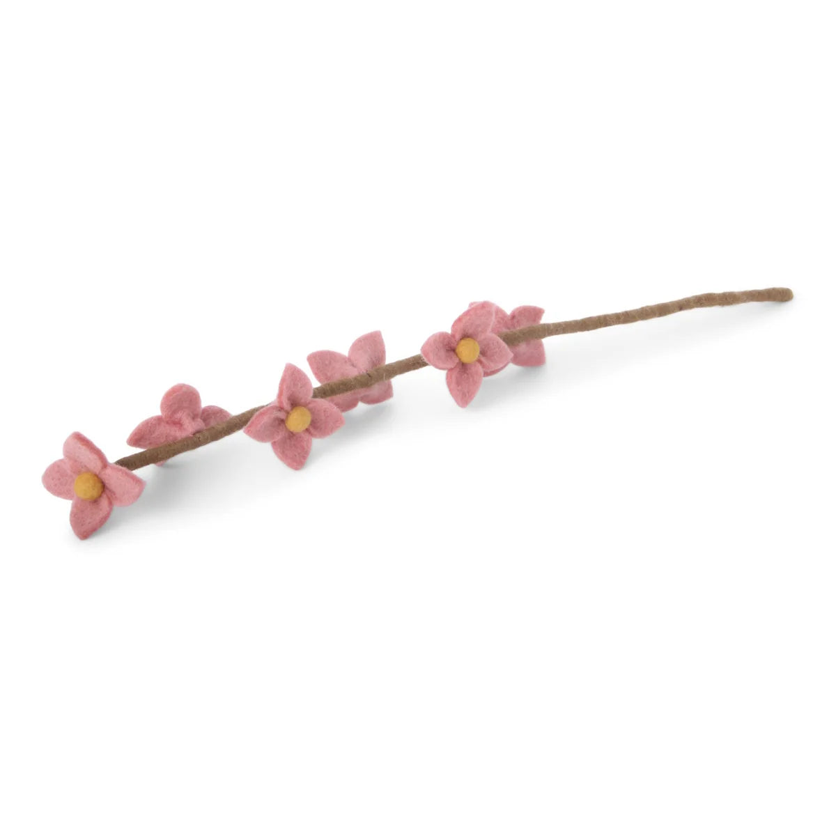 Gry & Sif | felt flower stalk | dusty red