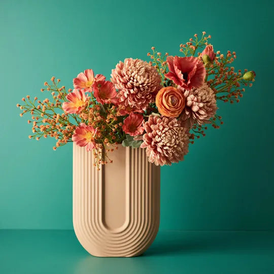 Floral Interiors | cosmos spray | orange