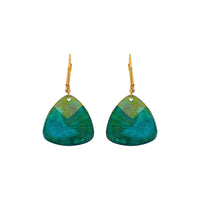 We Dream in Colour jewellery | isla earrings | teal and verdigris