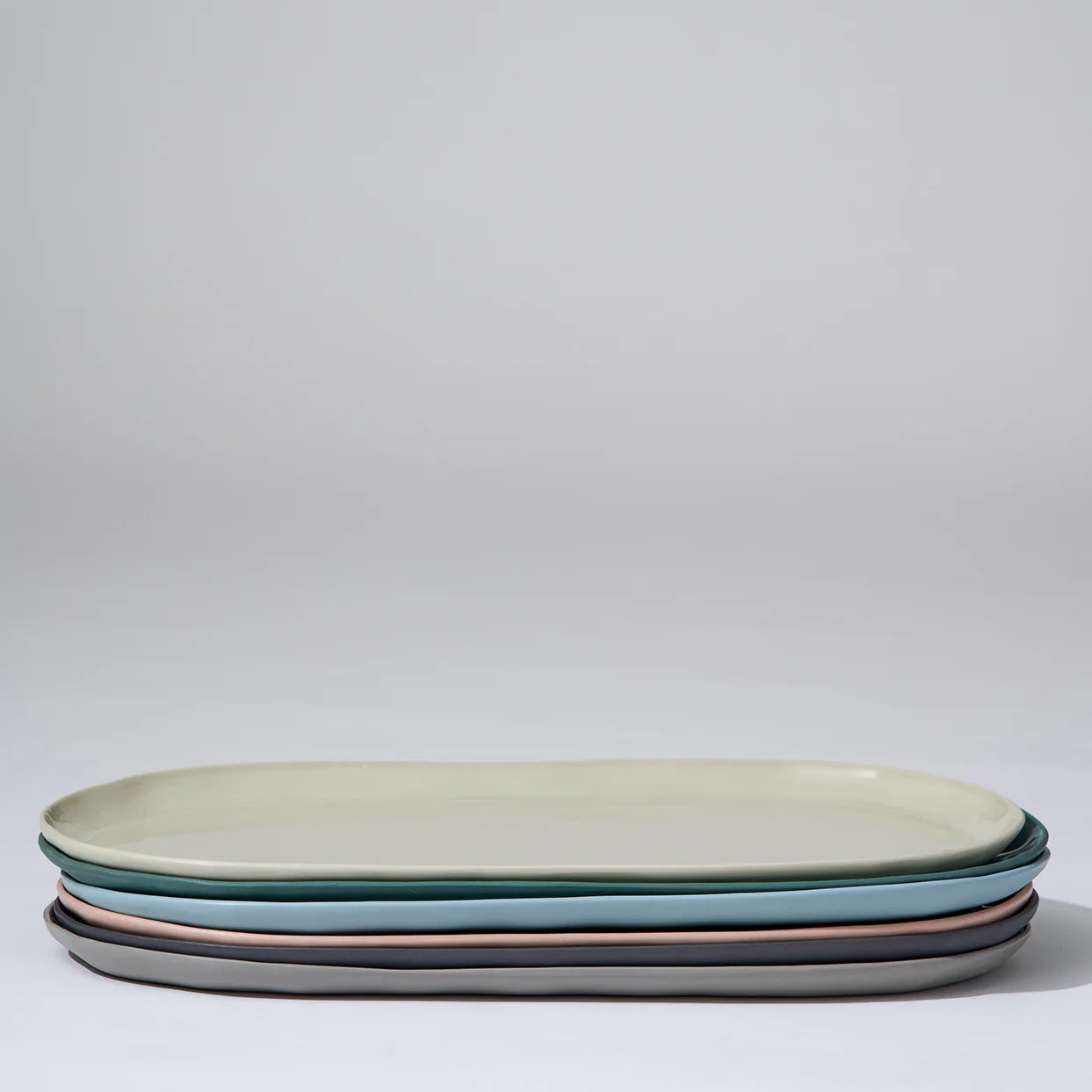 Marmoset Found | cloud oval plate | light blue | large