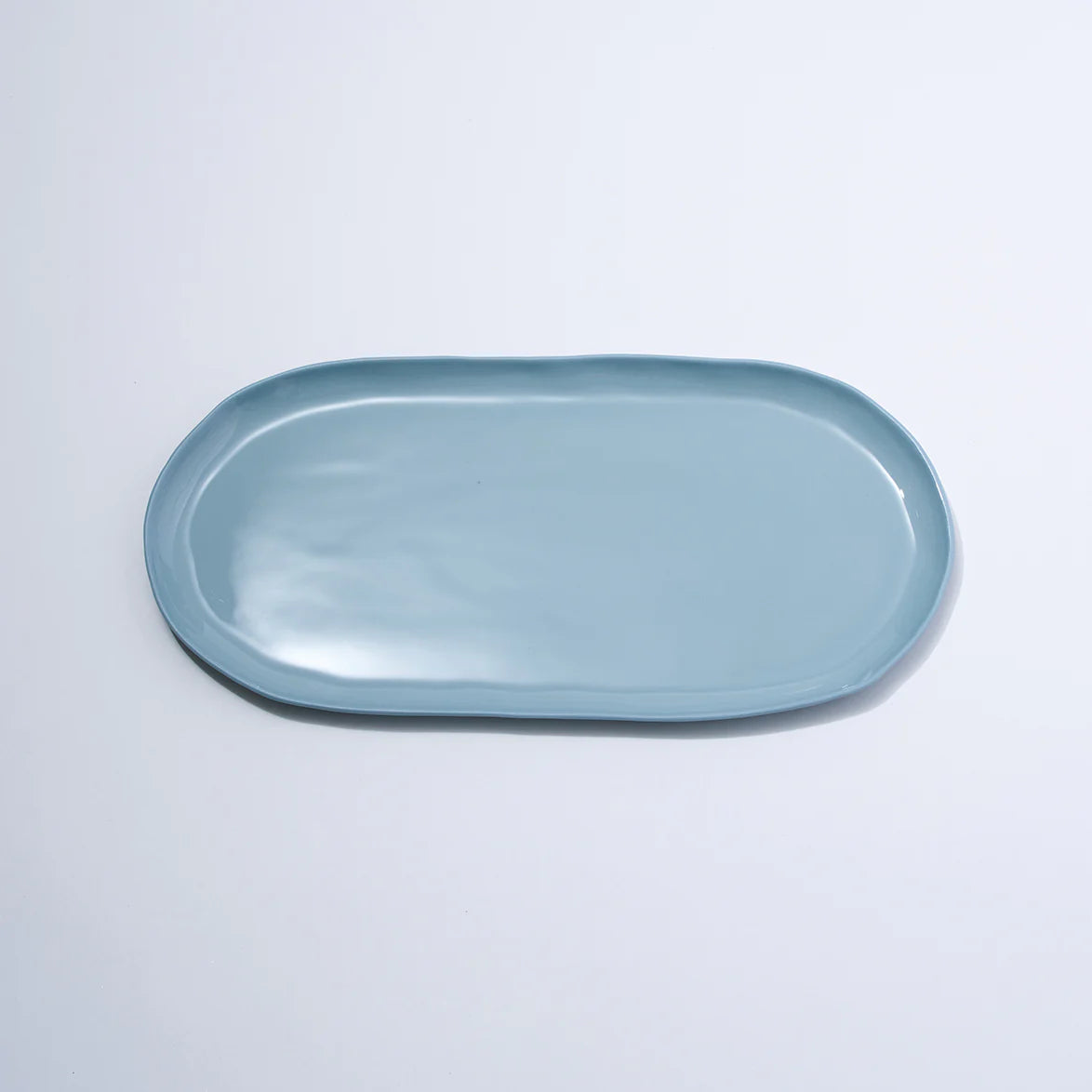 Marmoset Found | cloud oval plate | light blue | large
